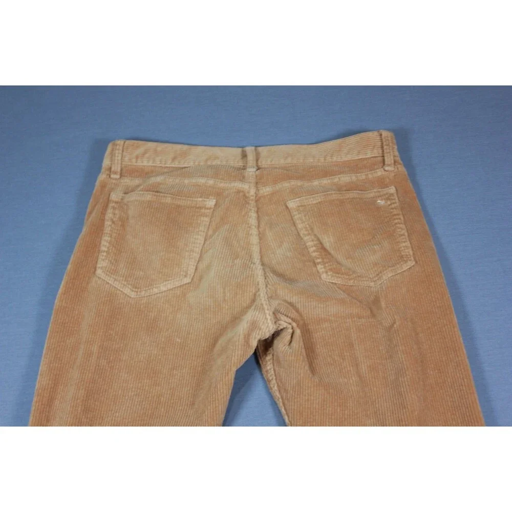 Rag & Bone Mens Corduroy Pants Tan Brown Flat Front Stretch 34